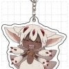 Game Made In Abyss Keychain Doll Anime Nanachi Faputa Riko Acrylic Keyring Pendant for Gift 2 - Made In Abyss Merch