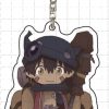 Game Made In Abyss Keychain Doll Anime Nanachi Faputa Riko Acrylic Keyring Pendant for Gift 4 - Made In Abyss Merch