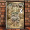 Made In Abyss Map Anime Movie Poster Wall Art Picture Posters and Prints Canvas Painting for - Made In Abyss Merch