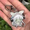 Made In Abyss Riko Nanachi Keychain Cartoon Anime Cosplay Halloween Accessories Badge Christmas Gifts 2 - Made In Abyss Merch