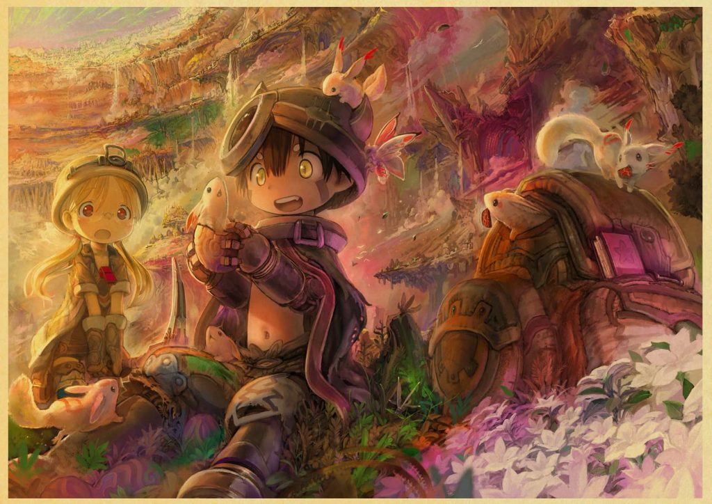 Made In Abyss anime retro poster sticker bar wall stickers decorative mural wall decoration home 15 - Made In Abyss Merch