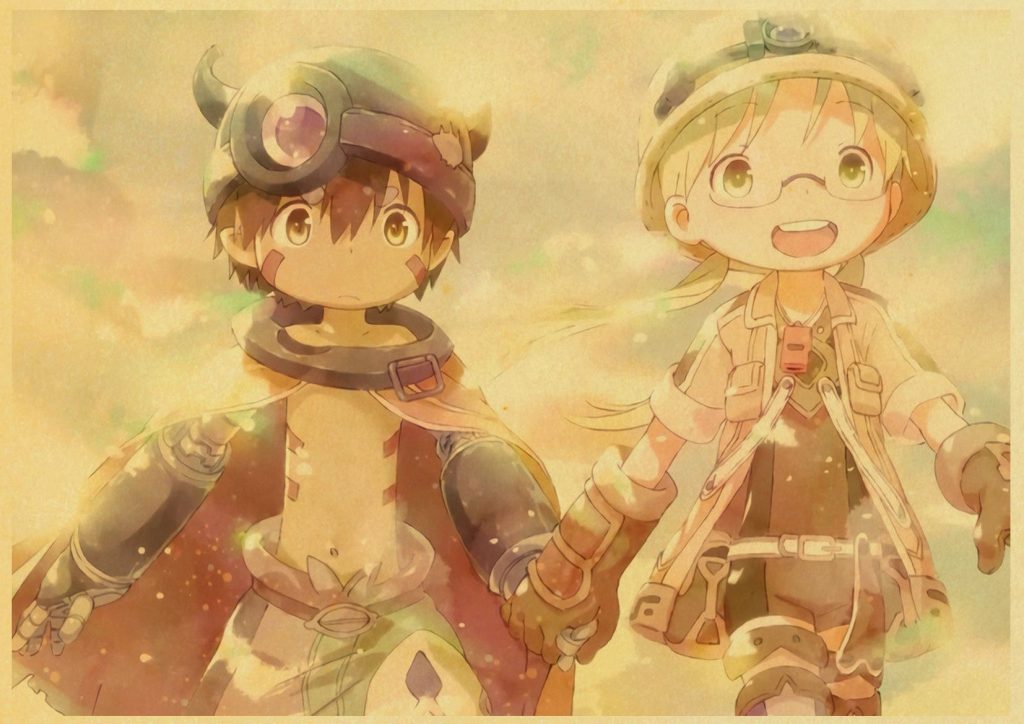 Made In Abyss anime retro poster sticker bar wall stickers decorative mural wall decoration home 22 - Made In Abyss Merch