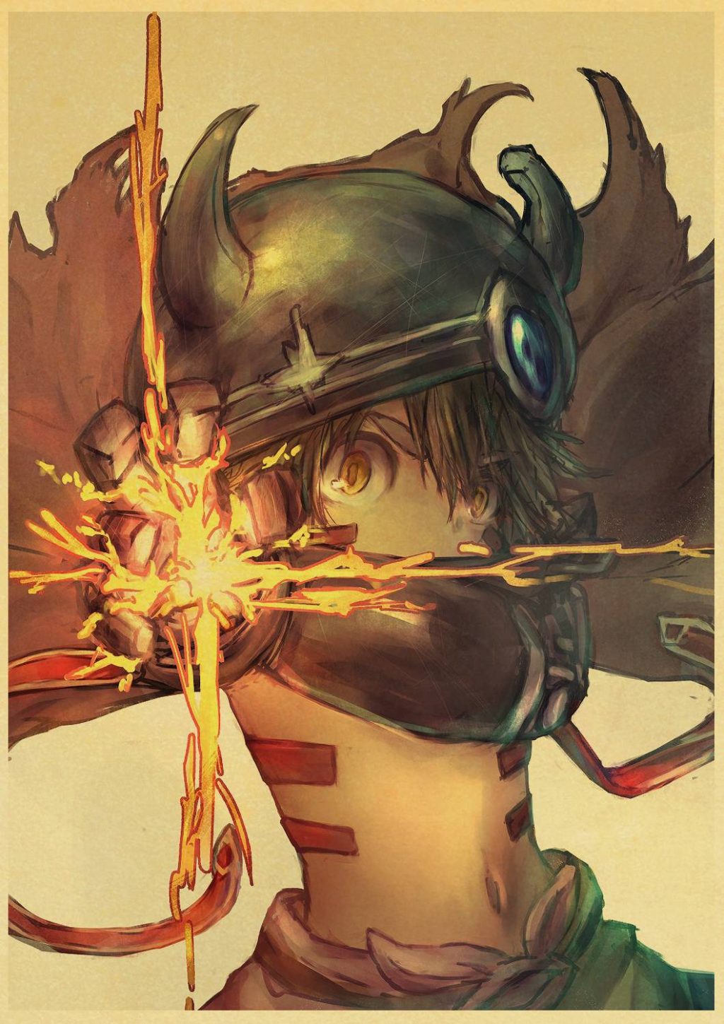 Made In Abyss anime retro poster sticker bar wall stickers decorative mural wall decoration home 9 - Made In Abyss Merch