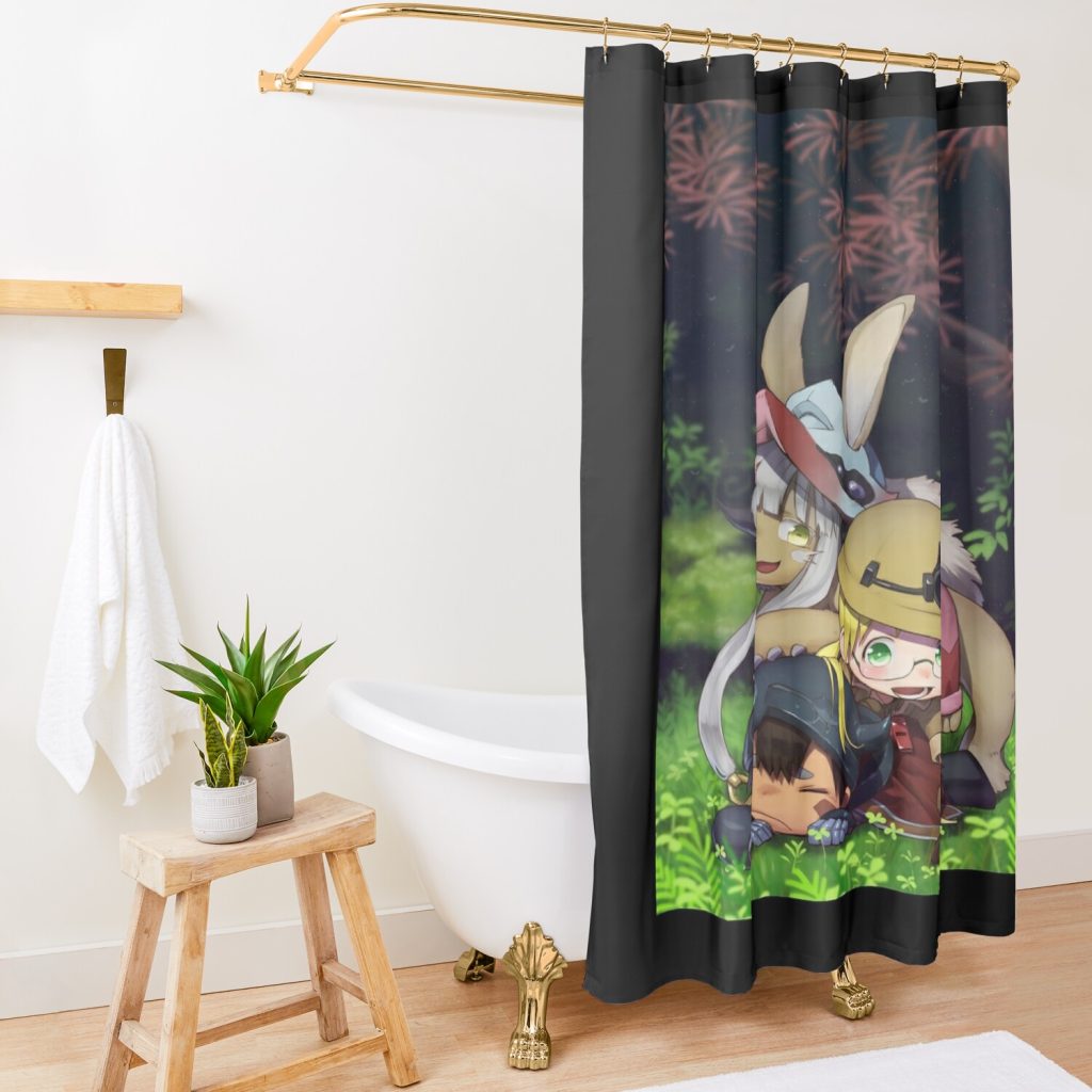 Made In Abyss Shower Curtain Official Made In Abyss Merch