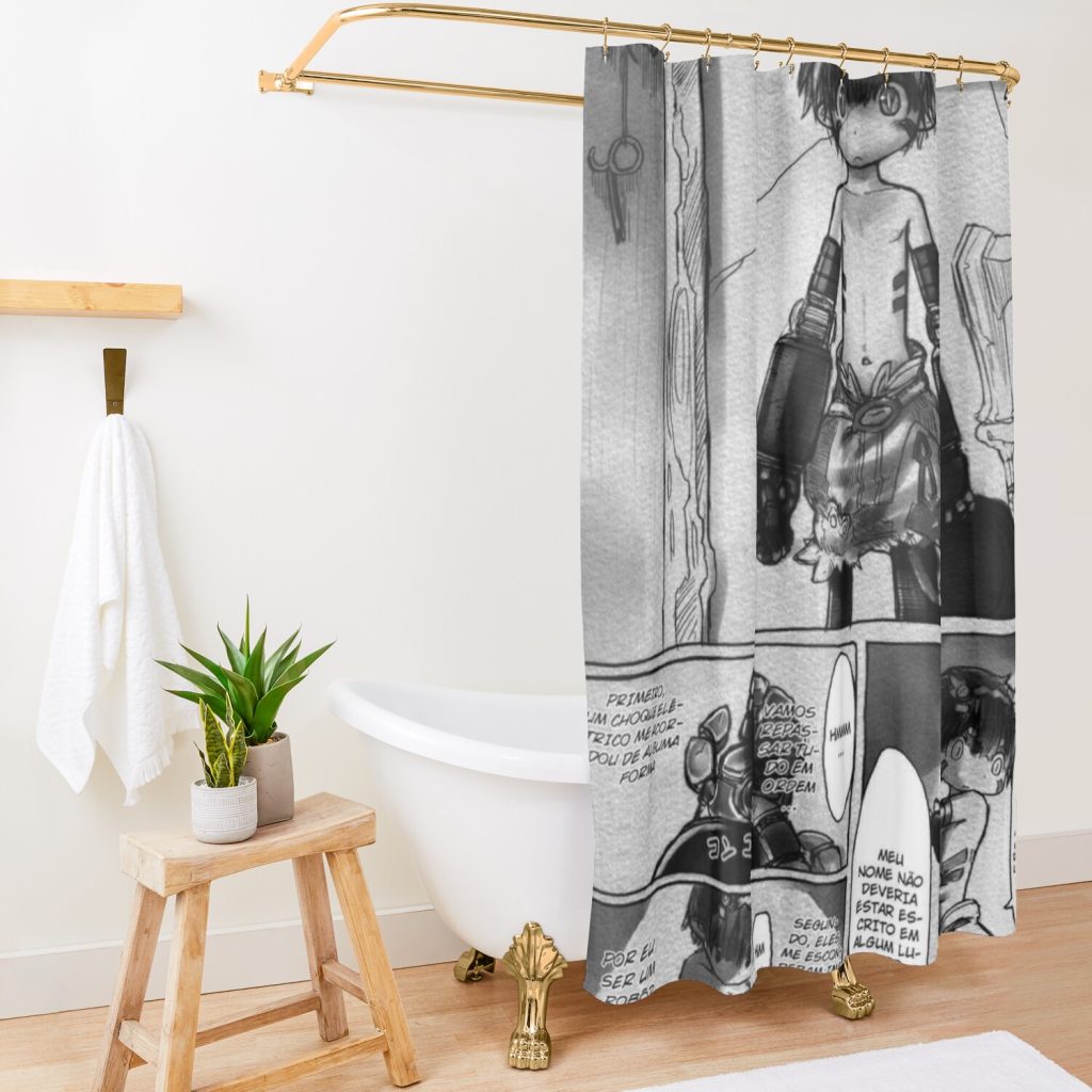 Made In Abyss Anime Shower Curtain Official Made In Abyss Merch