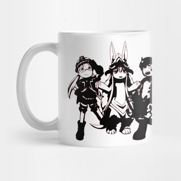 Made In Abyss Nanachi Riko And Reg Mug