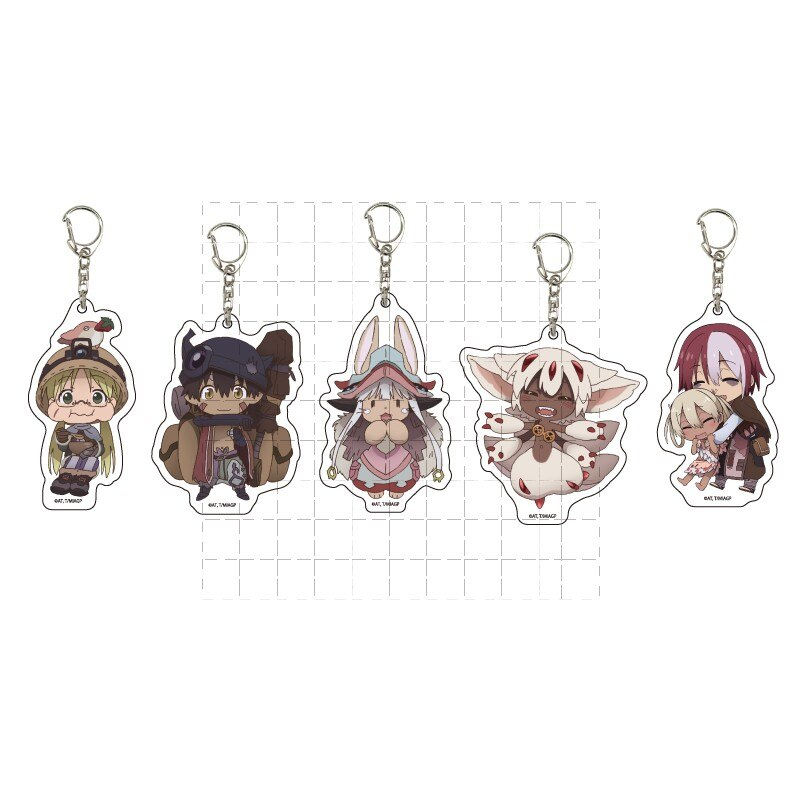 Made In Abyss Nanachi Faputa Riko Keychain 