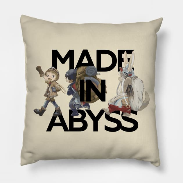 Made In Abyss Team Throw Pillow