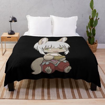 Chibi Nanachi Made In Abyss Kawaii Throw Blanket