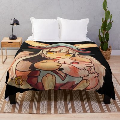 Made In Abyss Anime / Nanachi And Mitty Throw Blanket